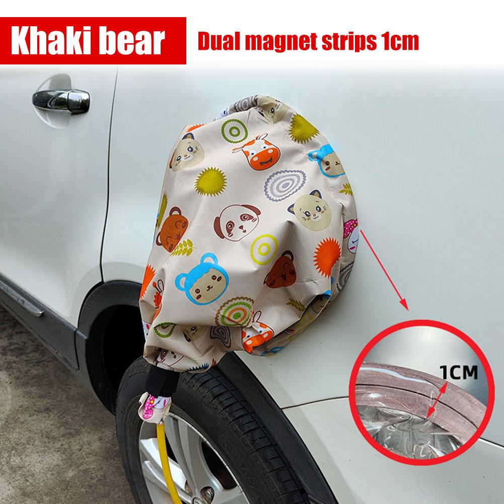 Energy Vehicle Charging Port Rain Cover Magnetic Electric Car Charger Protector Rainproof For Car Accessories