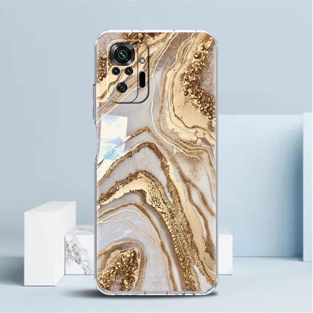 Роскошный классный прозрачный чехол с мраморным узором для Xiaomi Redmi Note 11 Pro 10 9 9S 8 8T 7 9A 9C 9T 10 10C K40 прозрачный чехол для телефона
