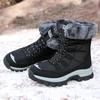 New Women Cotton Shoes Waterproof and Cold Proof Keep Warm Long Boots for Women Outdoor with Thick Velvet and Warmth Snow Boots