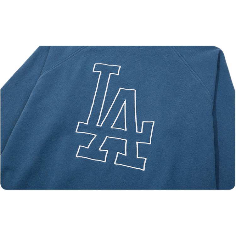 New Era FW25 Серия MLB Los Angeles Dodgers Свитшот с круглым вырезом Простой пуловер Флис Вышивка логотипа Повседневный свитшот с длинным рукавом Унисекс свитшот 14860815