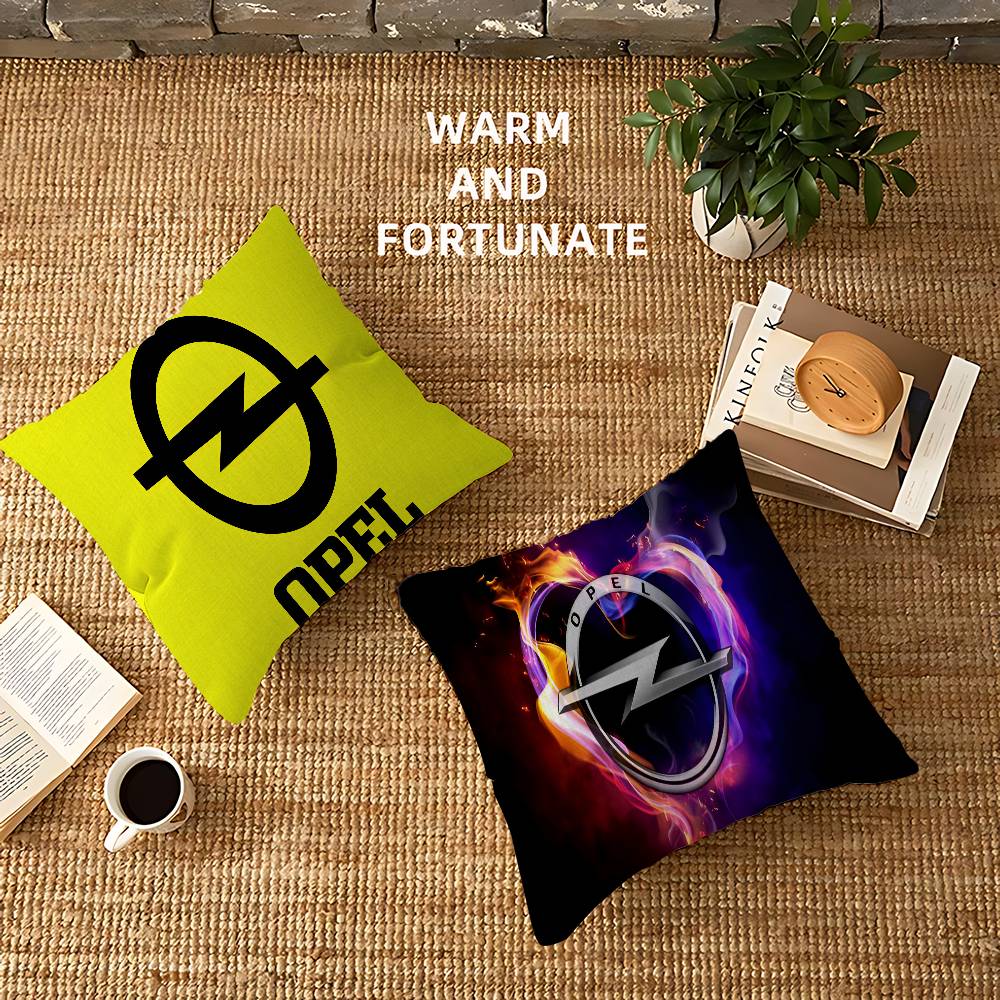 Подушка с логотипом Opel Наволочка Чехол для диванной подушки Декор для дома Детский подарок
