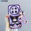 KEYSION Shockproof Case for Honor X9c 5G with Lanyard Soft Silicone Cute 3D Cartoon Doll Phone Cover for Huawei Magic 7 Lite 5G