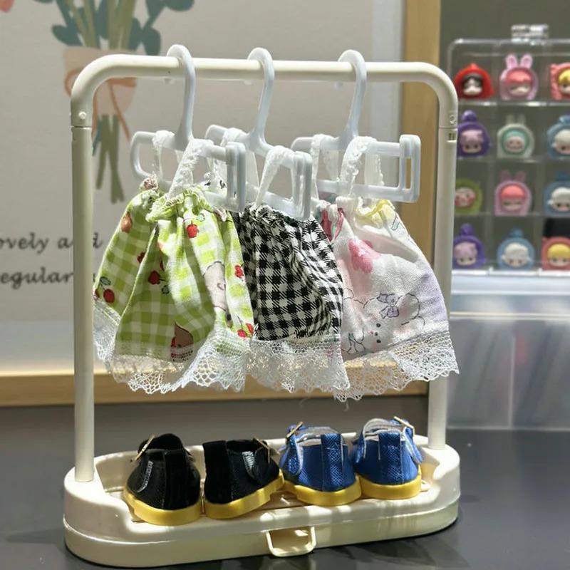 Мини-вешалки подходят для одежды кукол BJD, вешалки для одежды Labubu 17 см и различных других вешалок для одежды кукол