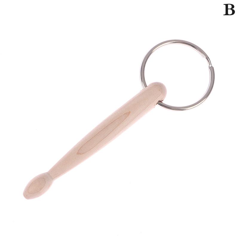 Мини-барабанные палочки, брелок, деревянные барабанные палочки, брелок для ключей, аксессуары для брелоков