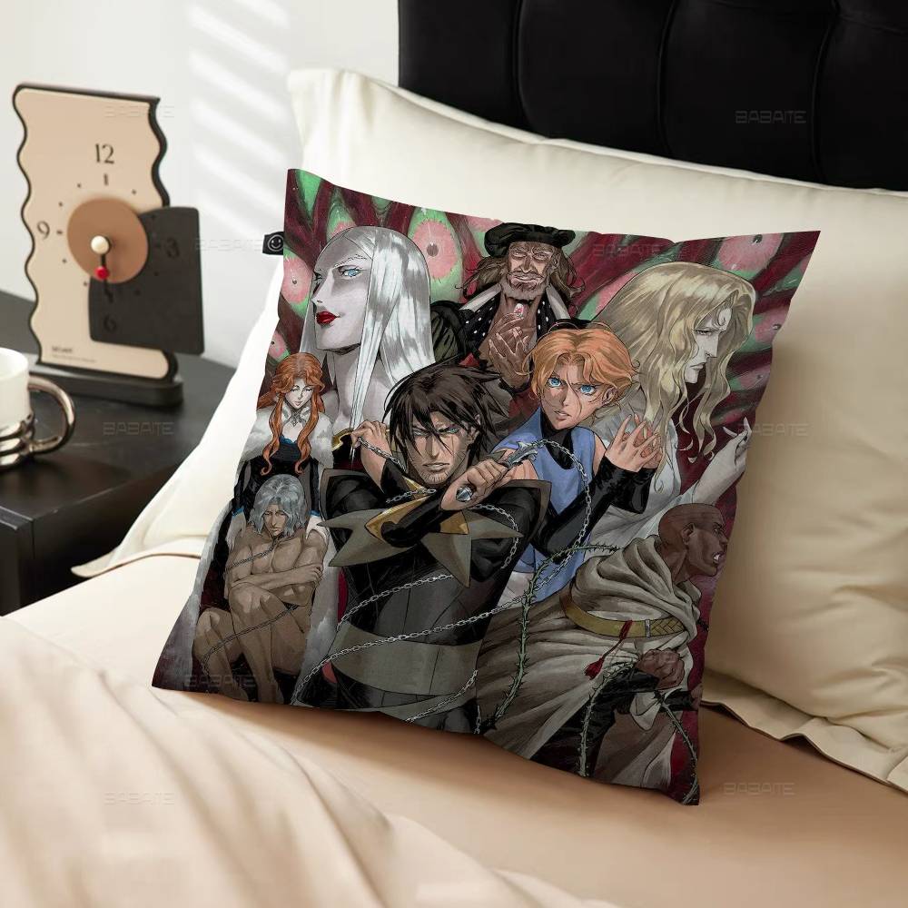 Game C-Castlevanias Symphony Of The Night Cushion Cover Inches Farmhouse Decor Home Throw Pillow Covers For Couch Decorations