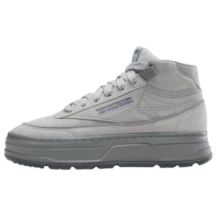 Reebok Club C Geo Mid Pure Grey женские кроссовки 100074482
