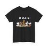 Dog Friends Unisex Tee, Dog Lovers Gift, Cute Animal Cartoon Shirt