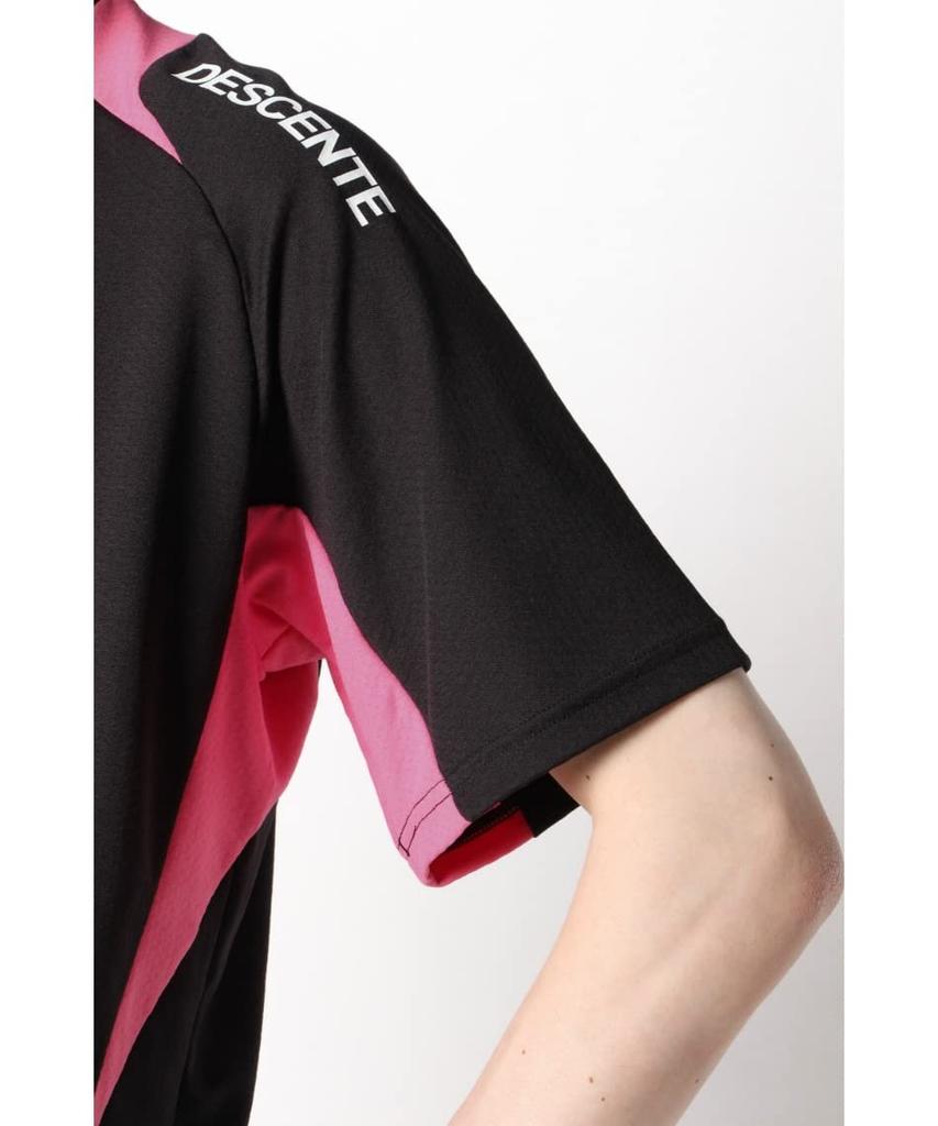 Футболка с коротким рукавом для игры в волейбол Quick Club NVY L [DESCENTE], стандартная, впитывающая, сушка, унисекс, мужская, женская, тренировочная,