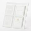 NARUMI Styles White 18cm Square Divided Plate, Microwave Safe, 50131-5659