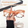 Fashionable Oversized-Frame Reading Glasses With High-Definition Lenses Women'S Ins Style Luxury Brand Designer Popular Eyewear