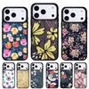 Винтажный чехол с рисунком Лист Цветок для iPhone 17 Air 16e 15 14 13 Pro Max Задняя крышка для 12 11 Pro Coque