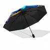 Stitch's Cosmic Adventure Compact Travel Automatic Umbrella Folding Umbrella with 8 Ribs Durable Plastic & Iron Perfect for Outdoor Adventures