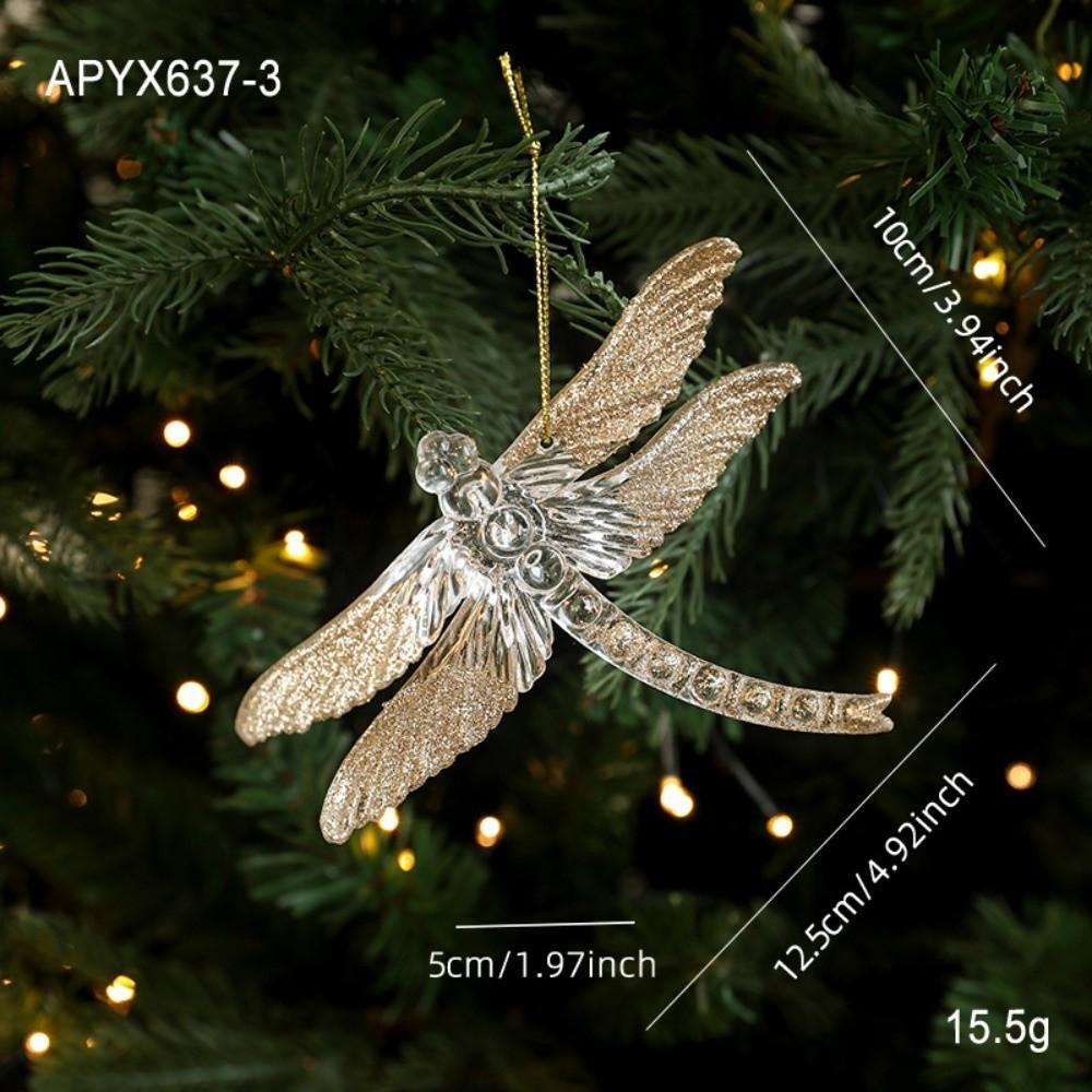 Butterfly Dragonfly Christmas Tree Hanging Ornaments Christmas Tree Decorations