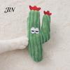 Kitten Play Toy Catnip Cactus Cat Toy, Stuffed Chew Soft Plush Kicker for Indoor Cats Biting Kicking