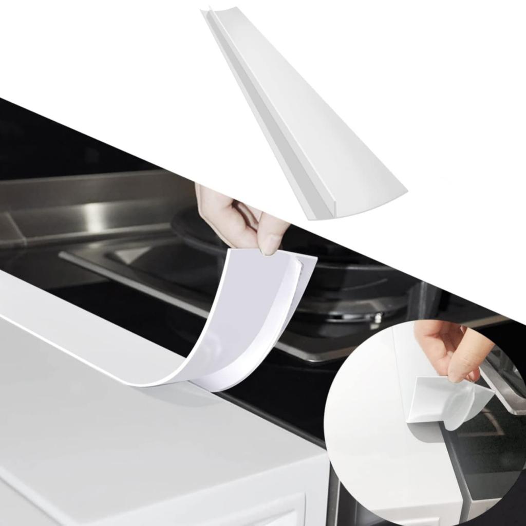 Silicone stove gap strip, stove gap cover, kitchen oil-proof and anti-fouling sealing strip