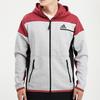 Adidas Jackets Men's Light Gray Hooded Moderate Other GM6536