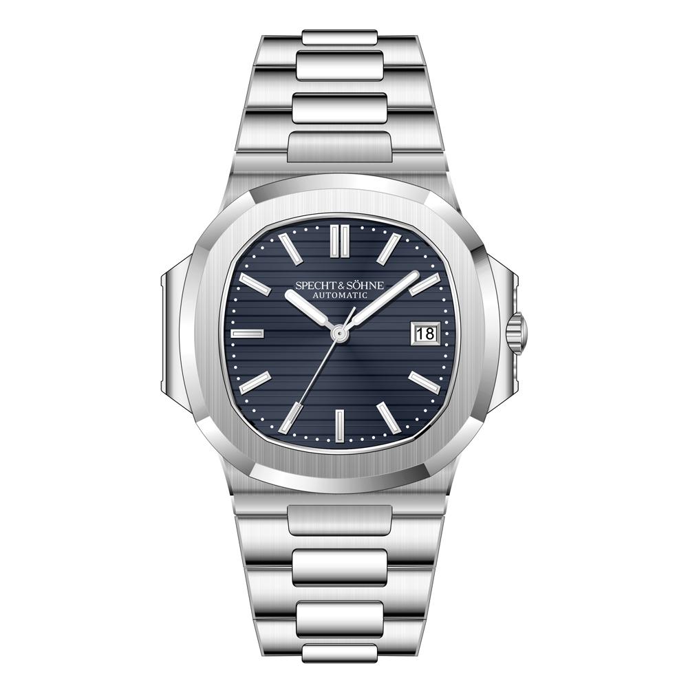 Новые мужские часы Specht&Sohne, механические часы, Япония, Miyota 8215 Movt, розовое золото, нержавеющая сталь, классические часы 5711, водонепроницаемые