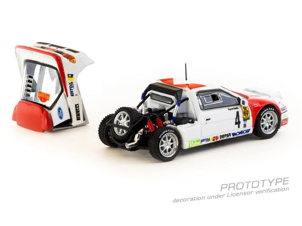 Speedmaster Japan TARMACWORKS Масштабная модель Ford RS200 Rallye Catalunya 1986 Антонио Завершено 1/64 Набор Zanini/Josep Autet, Модель, T64P-001-86RC04