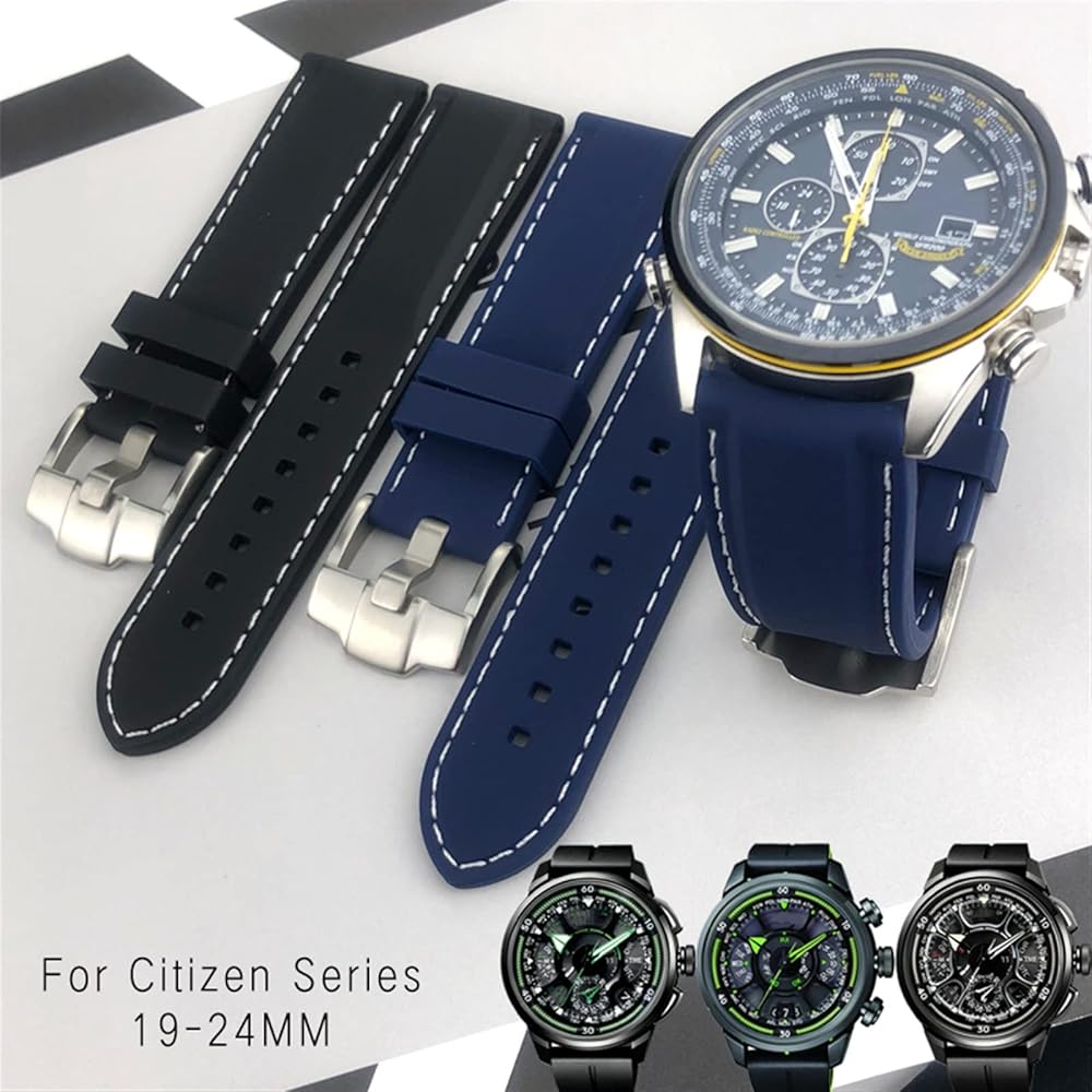 19мм 20мм 21мм 22мм силиконовый ремешок для часов citizen Seiko skx tissot longines omega iwc c...