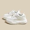 Platform White Shoes Women's Spring New Casual Sports Shoes Lightweight Versatile Board Shoes Women
