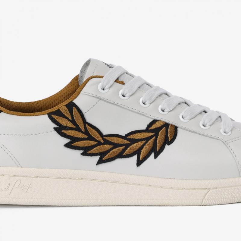 Fred Perry Мужские Кроссовки S B721 Кожаные Фирменные