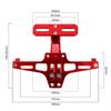 CNC Aluminum Turn Signal Light Bracket with LED Light Motorcycle License Number Plate Holder Frame