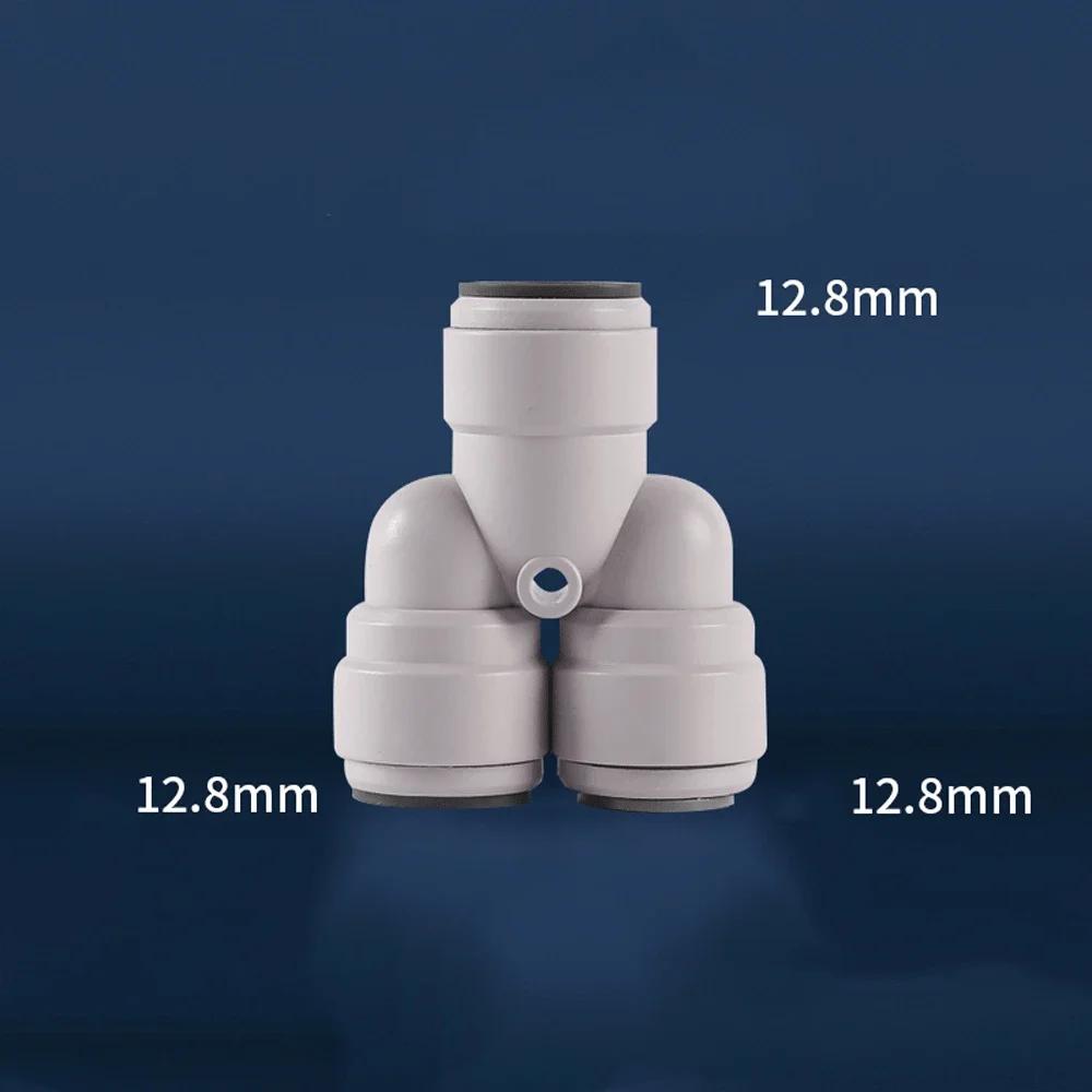 Фитинг 3/8" 1/2" НАР. ДИАМ. X 3/8" ТРУБКА Прямой Угольник Тройник POM Быстроразъемное Соединение для Аквариума RO Фильтра Воды Системы Обратного Осмоса