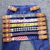 Fashion Buckle-Free Adjustable Buckle Stretch Belts Canvas Girdle Child Elastic Belt Waistband