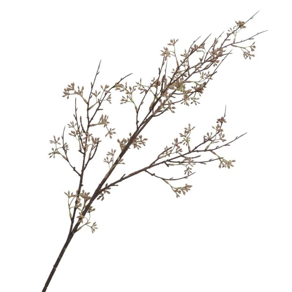 Handmade Artificial Eucalyptus Berries Green Plants Plastic Eucalyptus Nut Branch Floral Arrangement Real Touch Fake Plants