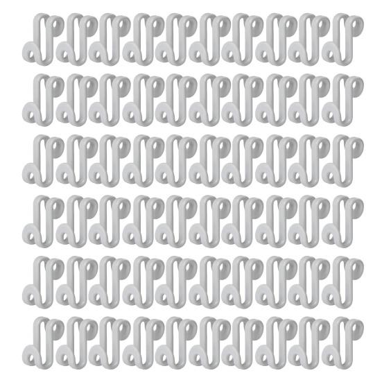 30/60Pcs Garment Hook Multi-Layer Hanger Connectors Heavy Duty Universal Stackable Closet Organizer Hooks