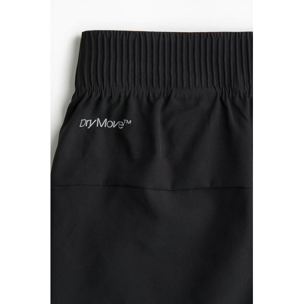 H M sHort Sports sHorts In dryMove Black