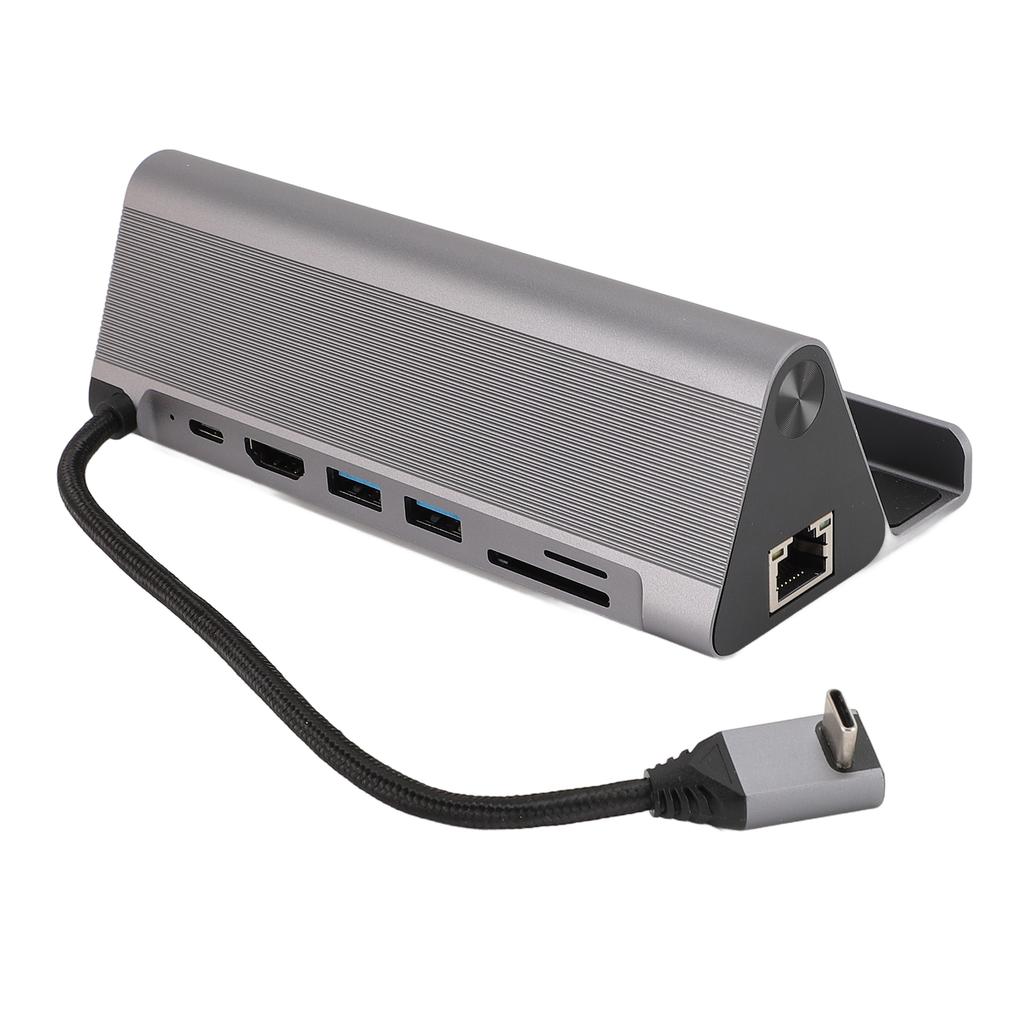 Laptop Docking Station 7 In 1 PD HD Display Interface USB3.0x2 Storage Card RJ45 1000Mbps Laptop