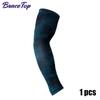 Bracetop 1 шт. Спортивные нарукавники для работы на открытом воздухе с защитой от УФ-лучей, нескользящие налокотники, компрессионные охлаждающие спортивные рукава из ледяного шелка