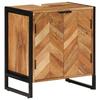 VidaXL Bathroom Cabinet, Vanity Unit with Doors, Storage Cabinet, Modern, Solid Acacia Wood 372747
