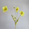 Stem Elegant Realistic Artificial Papaver Rhoeas Silk Plants Fake Poppies Flowers Faux Bouquet