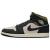 Мужские кроссовки Air 1 Mid Off Noir Medium Olive Черный Светло-орехово-коричневый HV4091-102