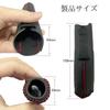 GLOWZEN Shift Knob Cover Universal Car Handbrake Cover Premium Genuine Leather Handmade (Red Black Stitching)
