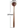 AOOSY 27.7cm Soup Ladle, Spoon, and Muddler Made of Natural Wood, Perfect for Shaved Ice, Simmered Food, Pots, Mapo Tofu, and Serving Soup