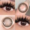 FUNSACHY 1 Pair Black Coloron Contacts Lens Yearly Use Natural Korean Brown Eyes Contact Gray Pupils Cosmetics Fashion Softlen
