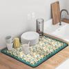 Quick Drying Dish Mat Printed Kitchen Tableware Coffee Draining Pad Dinnerware Cup Bottle Placemat Super Absorbent CoffeeMats