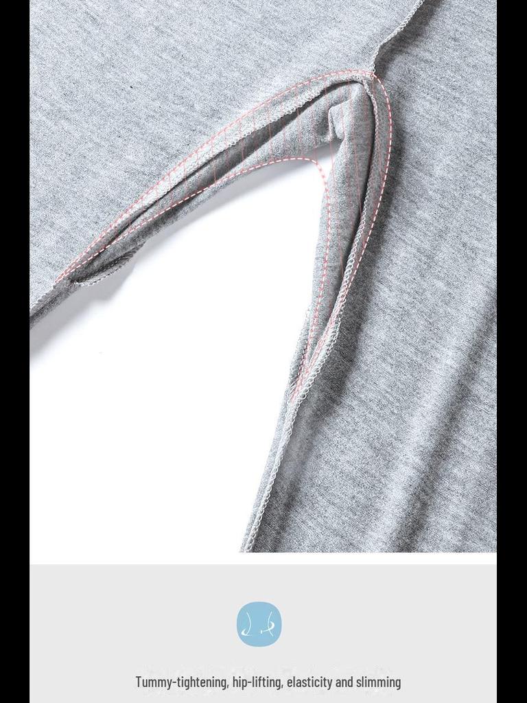 Autumn Elastic Modal Slim-fit Women's Base Pants for Elderly