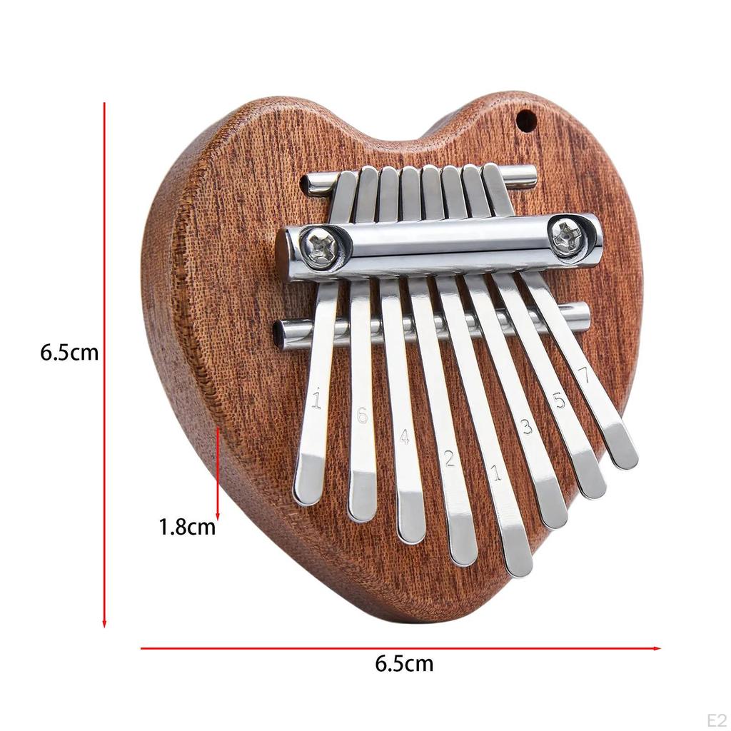 8 Key Mini Kalimbas Finger Piano Thumb Music Instrument for Adults Professional
