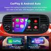 Reakosound 7-дюймовый Android 12 автомобильный радиоприемник для Fiat 500 с GPS-навигацией, управление рулевым колесом, мультимедиа, Carplay BT, WIFI