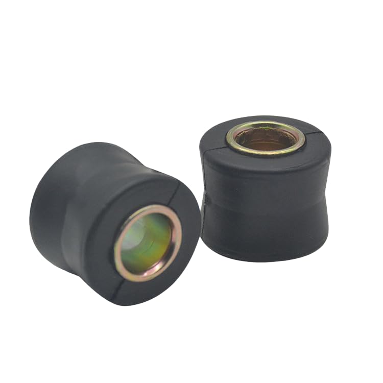 Motorcycle Rear Shock Bushing Shock Absorber Rear Bush Shock Absorbing Cushion Set of 2 (10mm)