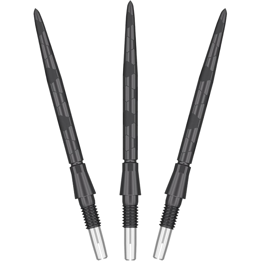 Мишени Swiss Storm ONYX (Набор из 3 шт.) 26мм/30мм/35мм - Серебристые/Золотистые/Черные Сменные Стальные Очки для Дартса (30 мм, Черный)