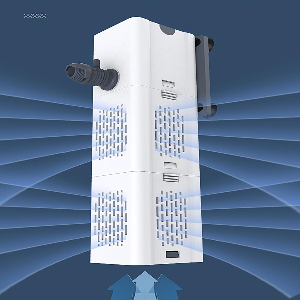 Насос для аквариумного фильтра для воды, фильтр для воды в аквариуме, бесшумный аэратор для воздуха и кислорода, внутренний водяной насос для аквариумов с рыбками, запчасти