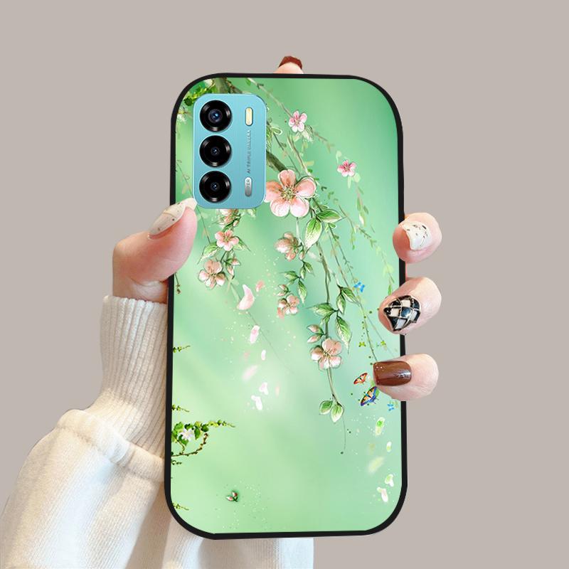 Для ZTE Blade V40 Vita Модный Чехол 8045 Мягкая Силиконовая Задняя Крышка Для ZTE Blade A72 Чехол A 72 4G Телефон Защитный Fundas Para