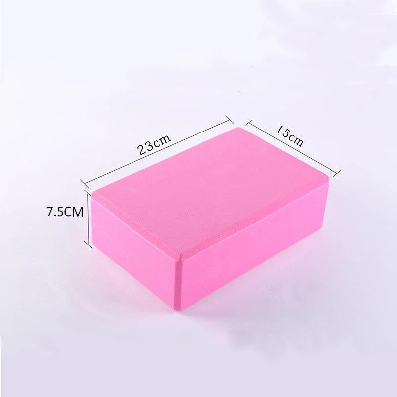 EVA Block Gym Foam Brick Training Exercise Fitness Suit Yoga Tool Strengthening Pillow Cushion Stretch Body Shape Yoga Block