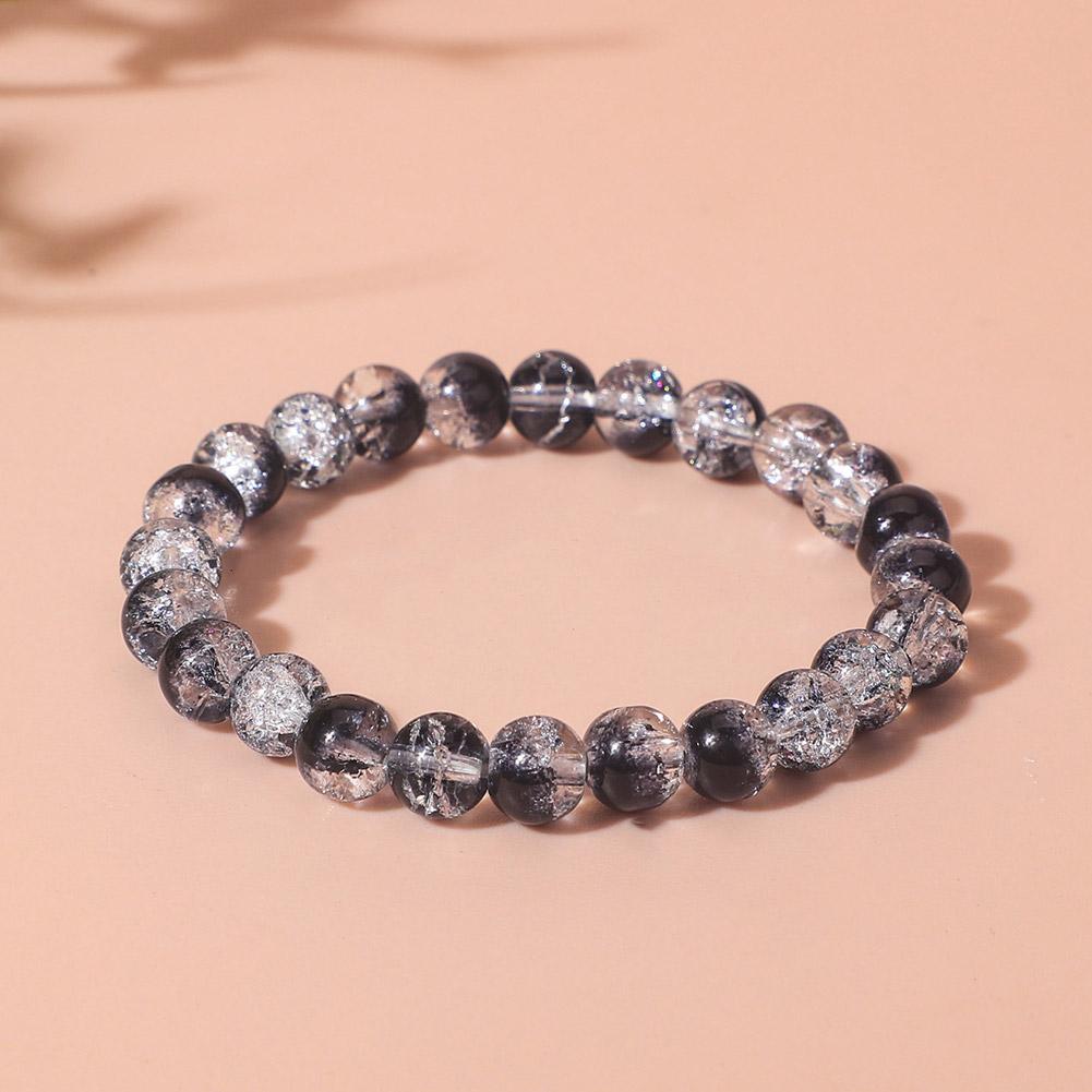 Beaded Bracelet 8mm Natural Stone Lava Tiger Eye Black For Women Matte Bangle Onyx Jewelry Stre K4D1