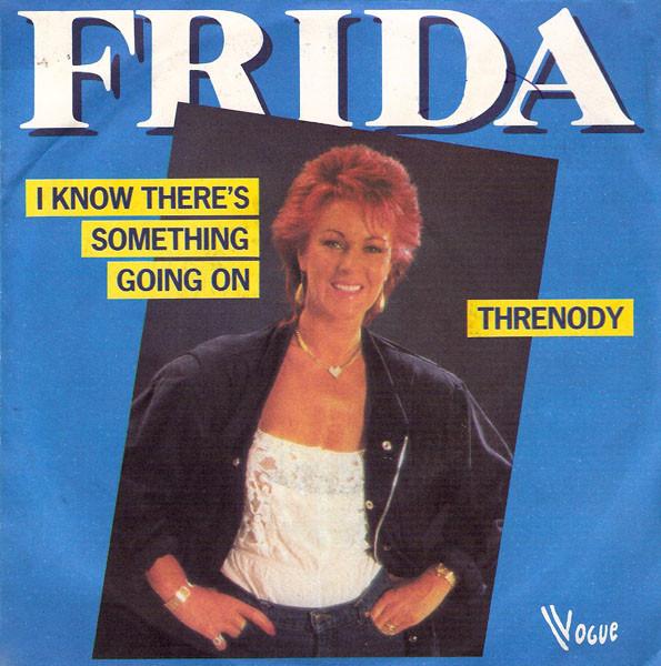 7-дюймовая пластинка FRIDA I Know Theres Something Going On 101675 Vogue 1982 Франция Рок Б/у